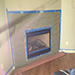 Fireplace Stone Work Construction Project Before
